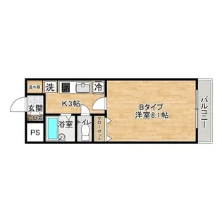 ロイヤルハイツ高砂【2階】の間取り
