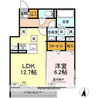 D-Hills原島町【1階】の間取り