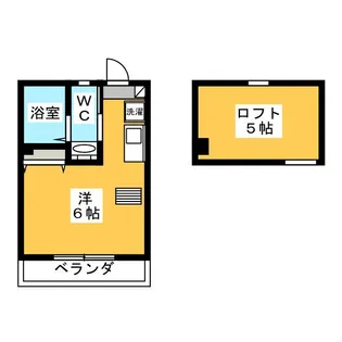 マーブルコート【1階】の間取り
