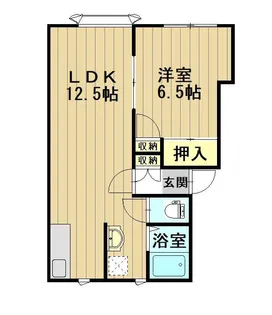D&Dハウス川先【1階】の間取り
