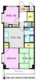 VIEW CITY【5階】の間取り