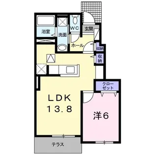 TM・ビレッジIV【1階】の間取り