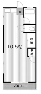 旭町小山ビル【2階】の間取り