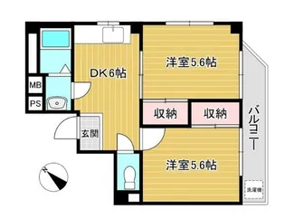 ハイツクボタ【1階】の間取り