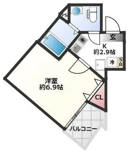 グランメゾン行徳【1階】の間取り