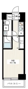REALIZE千住大橋【8階】の間取り
