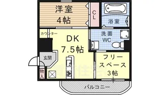 LA PORTE(ラポルテ)【2階】の間取り