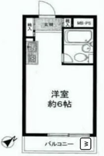 クリスタル南阿佐ヶ谷パート1【1階】の間取り