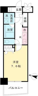 ファウンテン【7階】の間取り