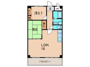 コンソラ-ブ21【1階】の間取り