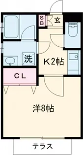 キャッスル【2階】の間取り