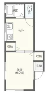 熊木コーポ【1階】の間取り