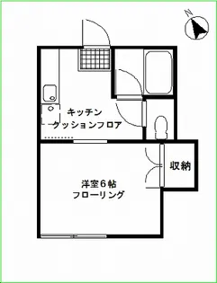 山根ハイツ【1階】の間取り
