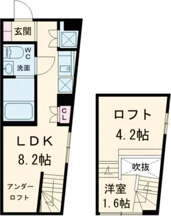 FRANC(フラン)【1階】の間取り