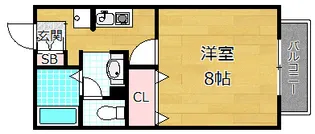コンフォートビレッジ A棟【2階】の間取り