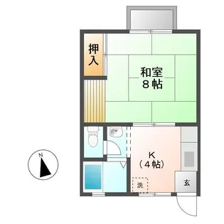 ハイマート南【2階】の間取り