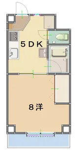 ハイツ森本II【2階】の間取り