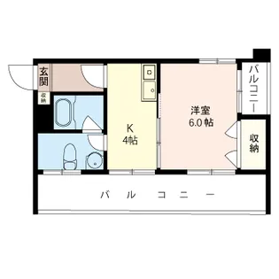 桜台フラット【4階】の間取り