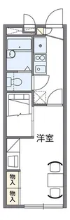 レオパレス長楽寺【1階】の間取り