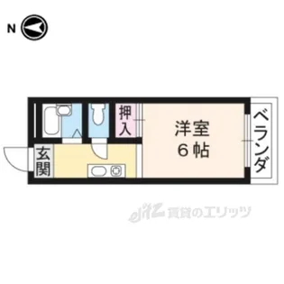 マーキュリー北白川【2階】の間取り