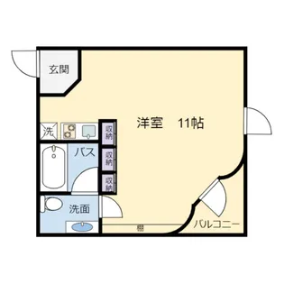 BIANCASA水主町【3階】の間取り