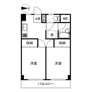 栄広クリアシティ第2(エイコウ)【3階】の間取り