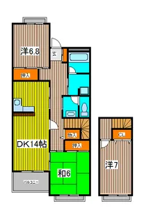 フォレストコート中尾台C【1階】の間取り