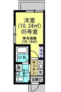 パグーロ生麦【3階】の間取り