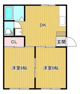 サンセットハウス【1階】の間取り