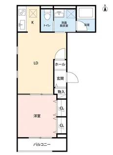 バーズコーブ【1階】の間取り