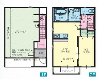 千波スクエアの間取り