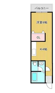 シェーンブルンハウス【3階】の間取り