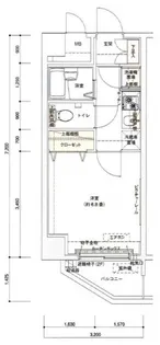 ドルチェ板橋区役所前・弐番館【7階】の間取り