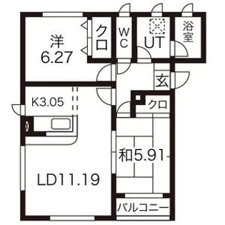 アヴニール(マンション)【2階】の間取り