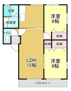 ボルベール【1階】の間取り