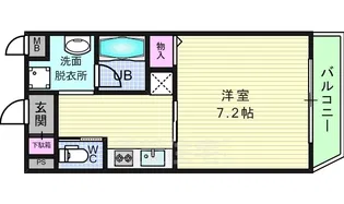 ル・クール今里【2階】の間取り