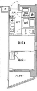 アイルグランディール蒲田【4階】の間取り