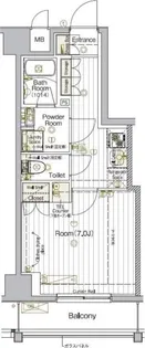 マキシヴ西新井【6階】の間取り