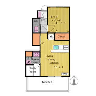 ganador 21 A【1階】の間取り