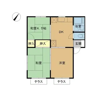 クラインホーフ【1階】の間取り