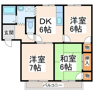 エインシェントヒルIII【2階】の間取り