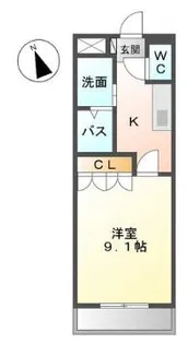 ローズハウス【2階】の間取り