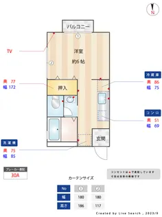トップ旗の台【2階】の間取り