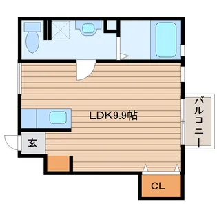 アリュール高松【1階】の間取り