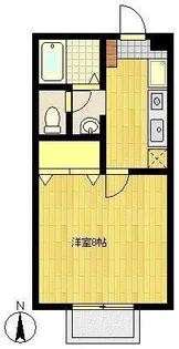 セジュールつつみII【2階】の間取り