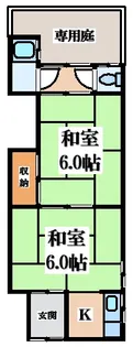 都之荘【1階】の間取り