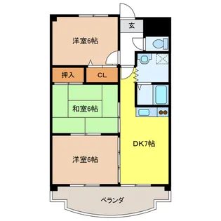 アクシス12【3階】の間取り