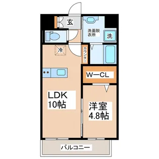 SQUARE大津【2階】の間取り