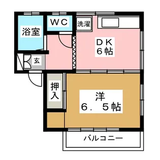 コーポけやき【2階】の間取り