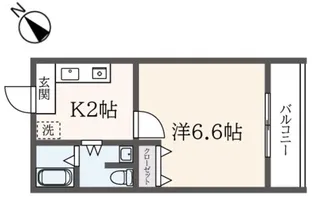 コーポミルキーウェイ【2階】の間取り